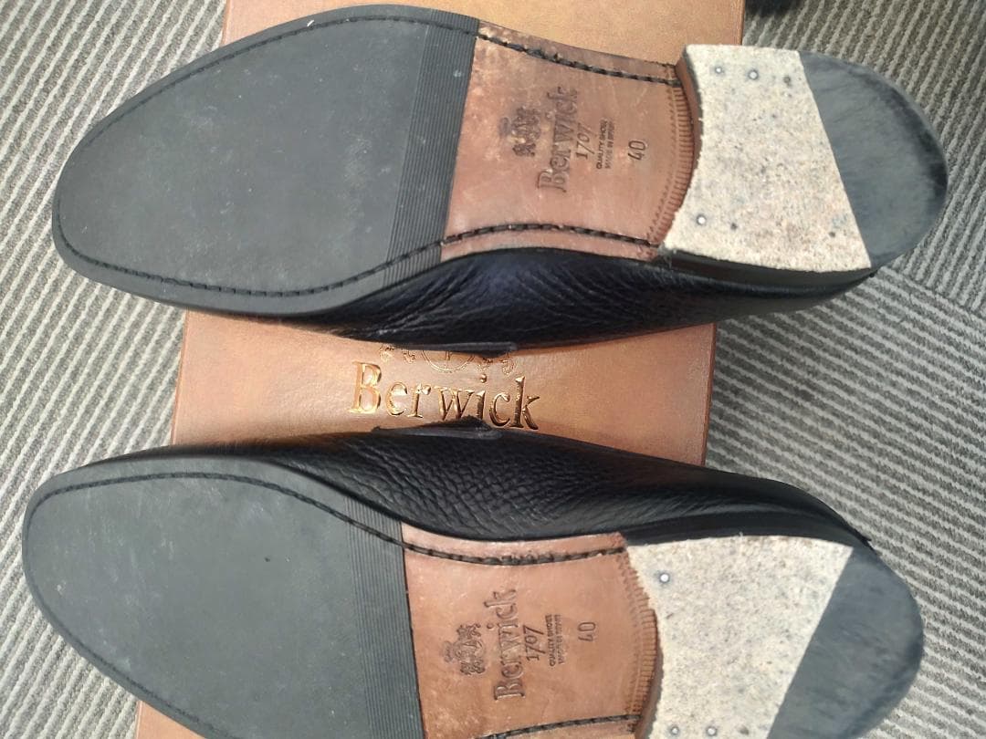 BERWICK ローファー 5123CISGBK 黒 - メルカリ