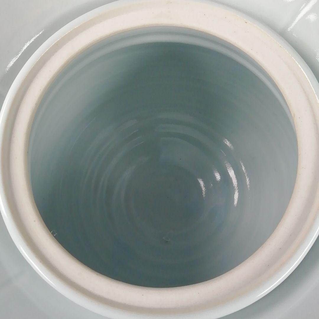 T674 水指 『白磁花水指』『宝林 趙誠主 造』 共箱 茶道具 - メルカリ