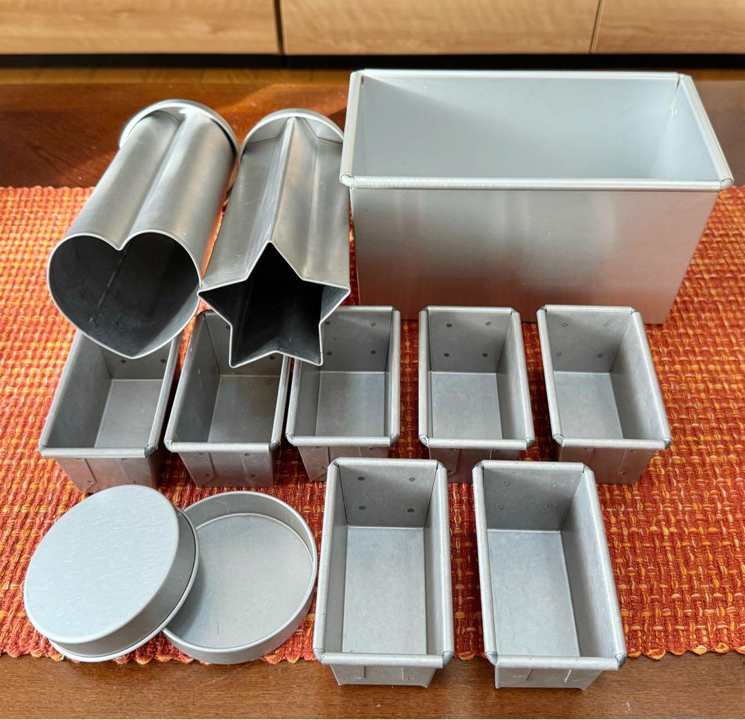 JHBS ミニ食パン型 1.8斤用食パン型 星型 ハート型 食パン用 - メルカリ