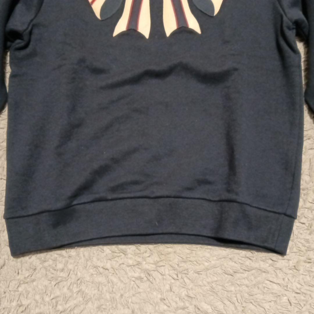 美品】GUCCI ワッペン ロゴ プリント スウェット トレーナー サイズ12