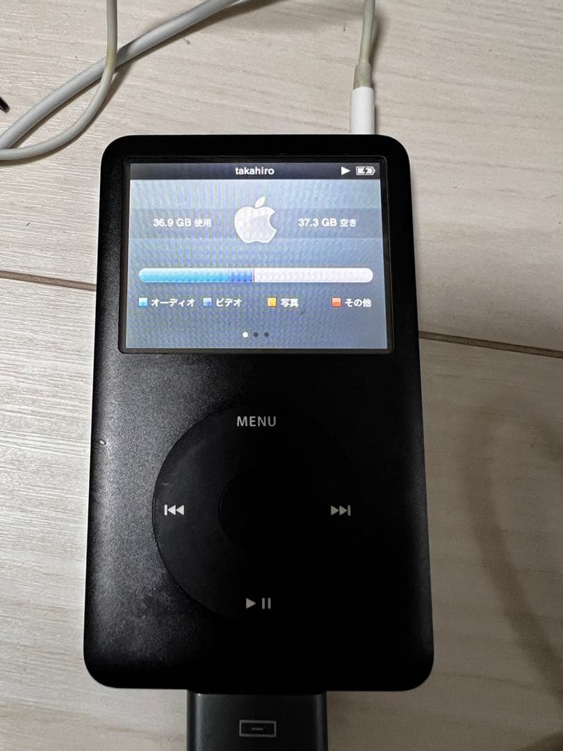 Apple iPod classic A1238 80GB ブラック 動作確認済 Apple iPod A1238