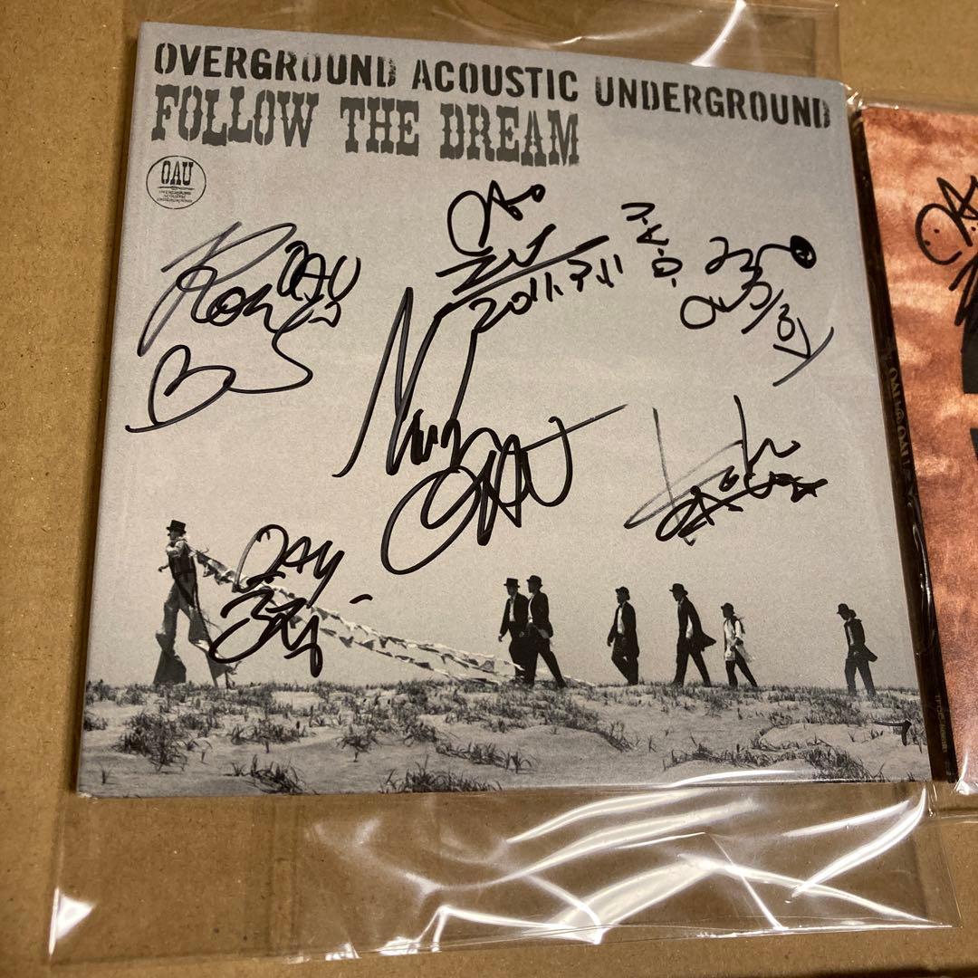 直筆サイン入り OAU ➕ G-FREAK FACTORY CD まとめ売り - メルカリ