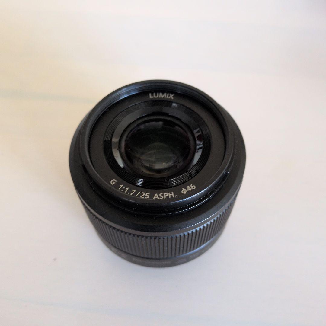 LUMIX G 1:1.7/25 ASPH. 単焦点レンズ Panasonic LUMIX G Series 25mm F1.7 Lens - H-H025K