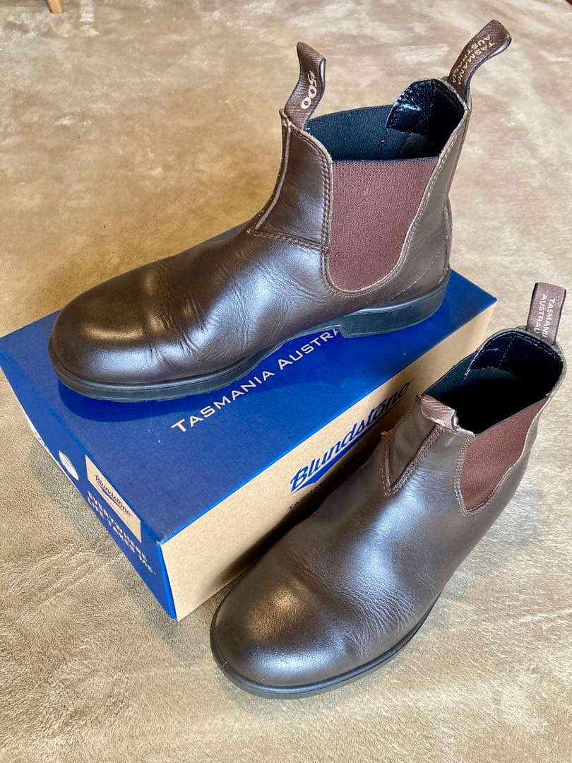 Blundstone 500 ブラウン サイドゴアブーツ サイズ10 - メルカリ