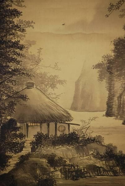 真作/内山秀圃/山家ホトトギス図/布袋屋掛軸HC-725 真作/内山秀圃/山家ホトトギス図/布袋屋掛軸HC-725 - メルカリ