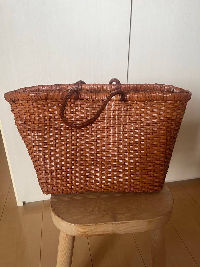 dragon diffusion トートバッグ DRAGON DIFFUSION Bamboo Triple Jump small woven leather tote | NET