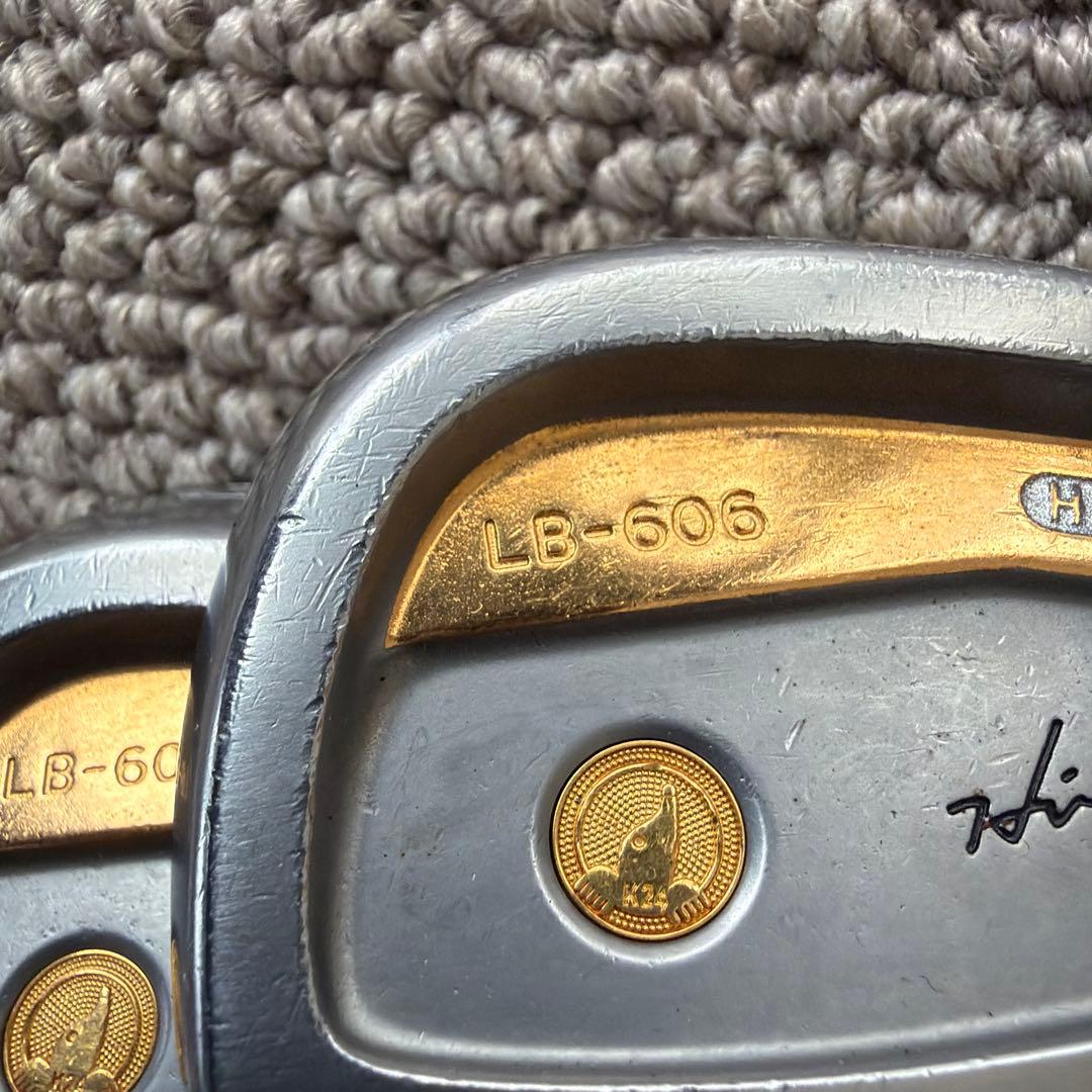 ２４Ｋ　本間LB-606 アイアンクラブセット 24金アイアンクラブセット12本 本間ゴルフ - HONMA ホンマ 金モグラ LB606 4星 4S アイアンセット