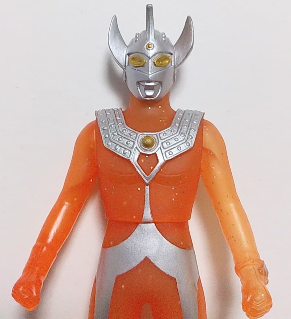 ☆超レア☆ウルトラマンタロウ クリアオレンジ ラメ☆ソフビ