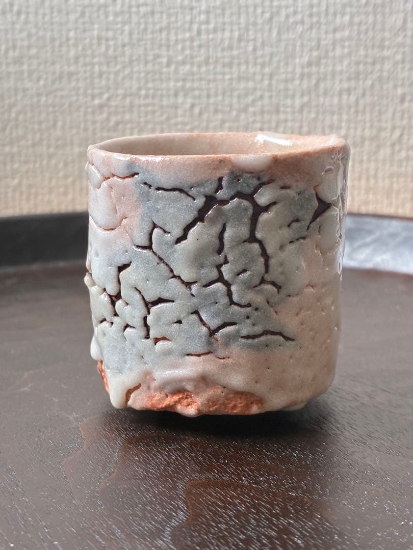 鈴木伸治　穴窯志野　ぐい呑み 鈴木伸治 穴窯志野 ぐい呑み 鈴木伸治 穴窯志野 ぐい呑み - メルカリ