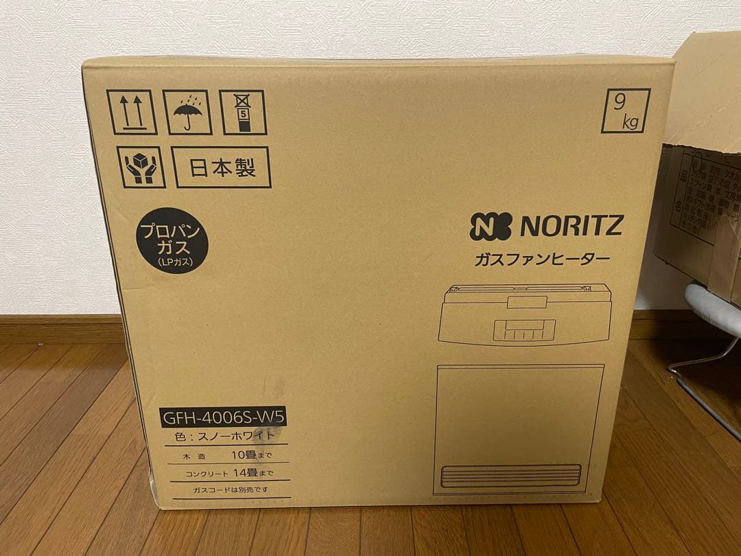 ガスファンヒーター　GFH-4006S-W5 Amazon | 【プロパンガス(LPG)専用】ノーリツ ガスファンヒーター GFH