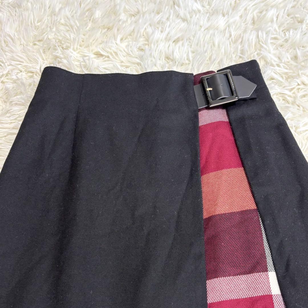 美品】ブルーレーベルクレストブリッジ ガウチョパンツ CBチェック 38