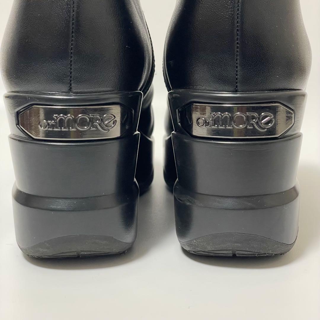 orMORE オアモア ヒールアップブーツ　厚底ブーツ　Sサイズ　22.5cm