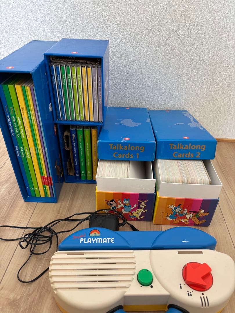 トークアロング　カード　プレイメイトシングアロングDVD　CD 本ディズニー英語 1.jpg