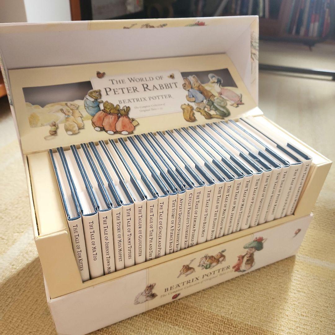 洋書)ピーターラビットシリーズ全23冊セット 絵本ピ－タ－ラビット 全巻収納BOX付きセット（全23巻セット