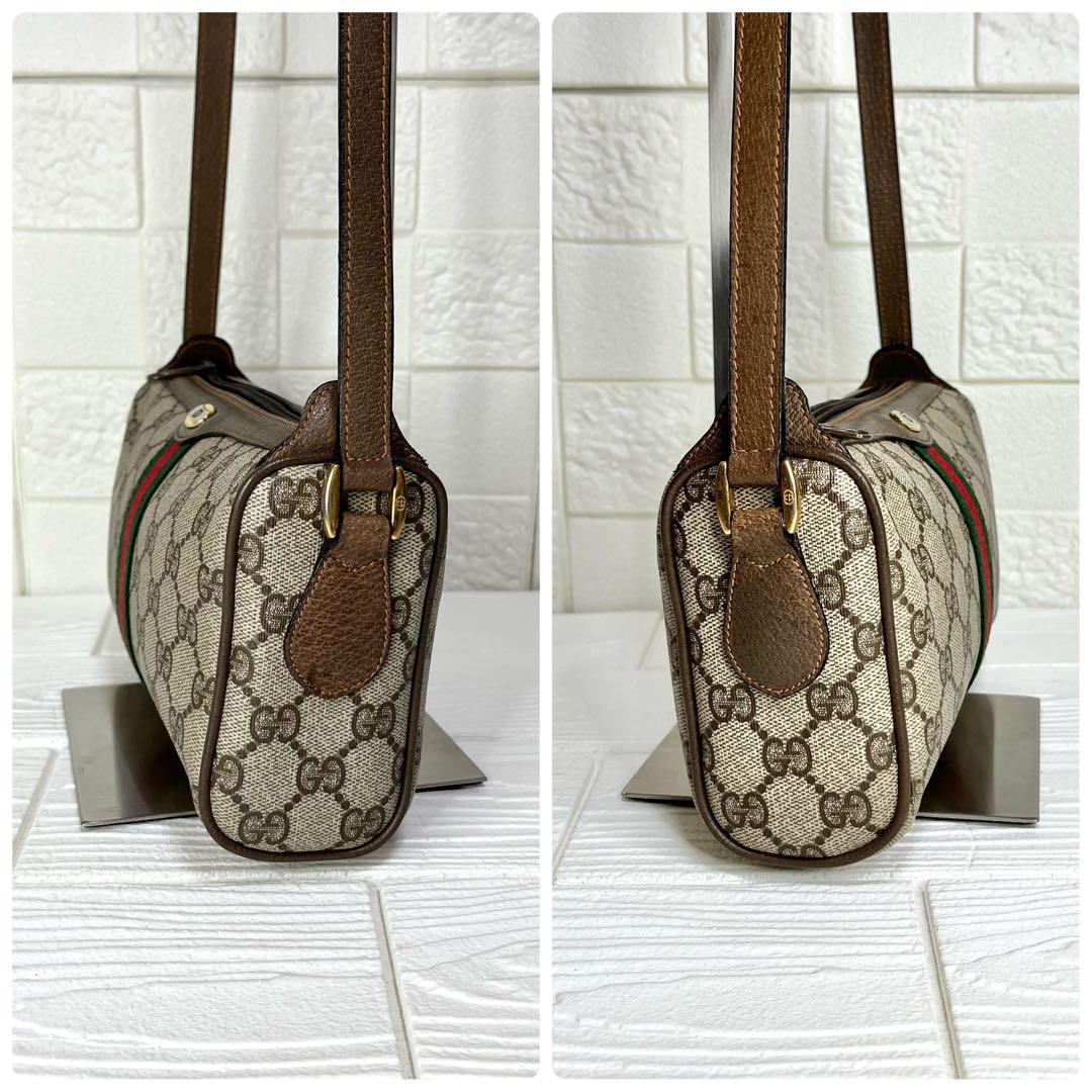 ✨極美品✨☘️GUCCI☘️✨ショルダーバッグ✨シェリー✨ GG柄✨PVC