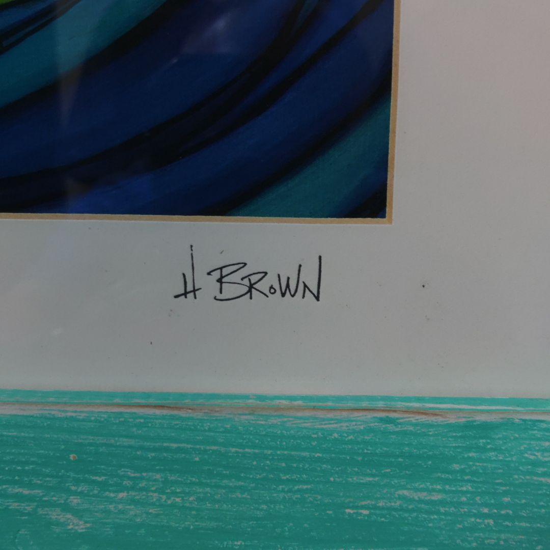 あお様専用 ヘザーブラウン 絵画『Outer Reef』パイン材の額付 - メルカリ