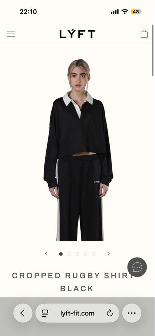 LYFT セットアップ ウィメンズ ブラックMサイズ - メルカリ