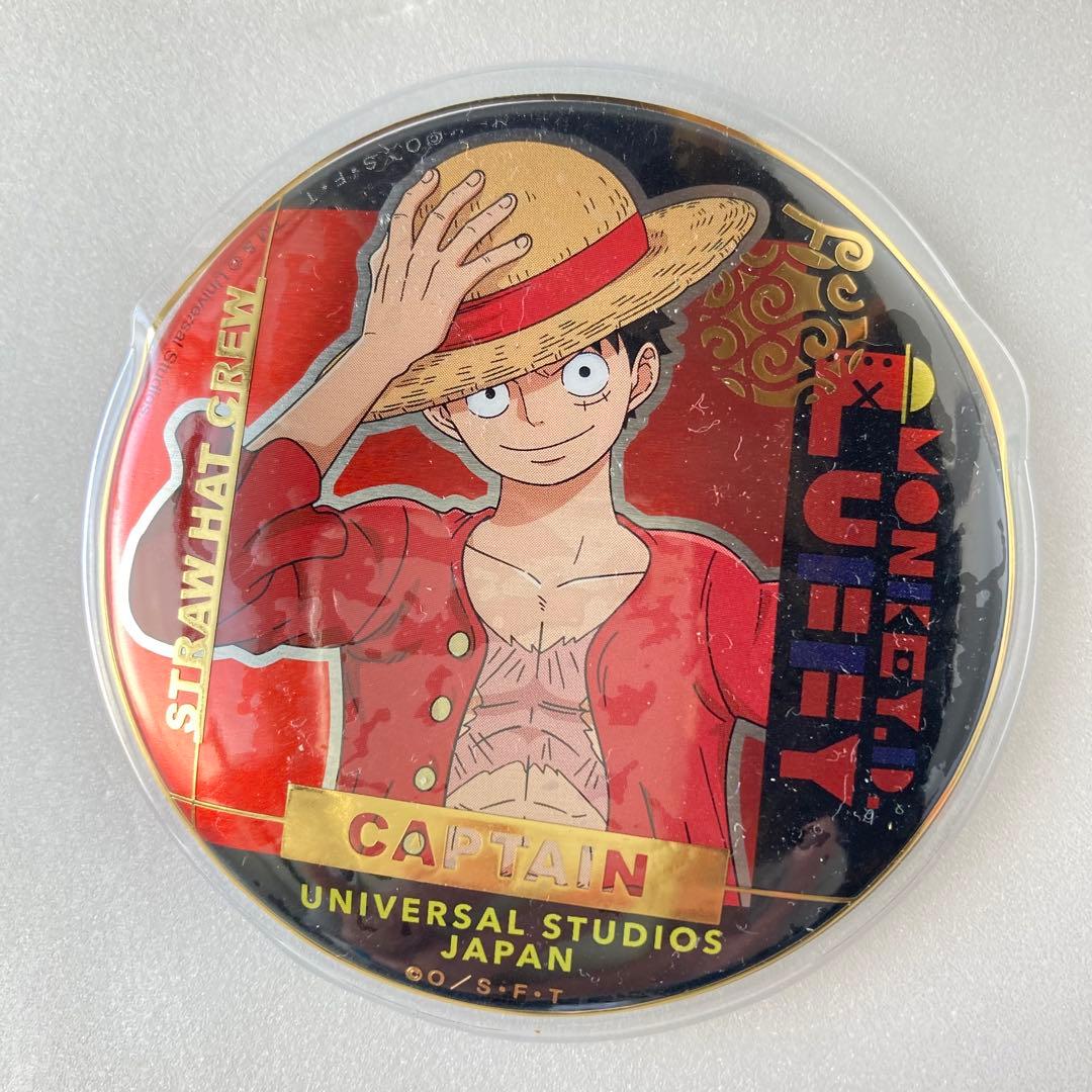 ワンピース コレクタブル缶バッジ ルフィ usj - メルカリ