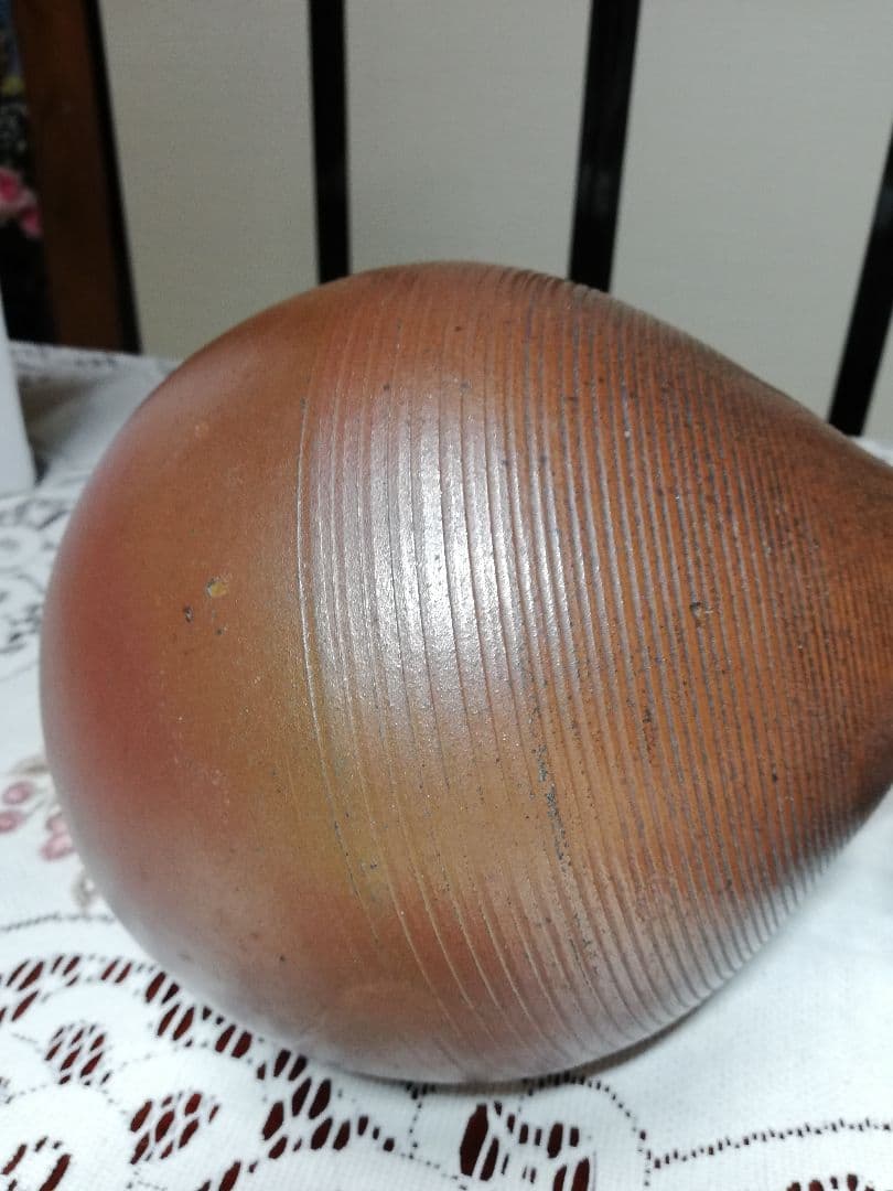 古備前 金彩一升徳利 江戸末期木村の作 備前焼 古美術品 骨董