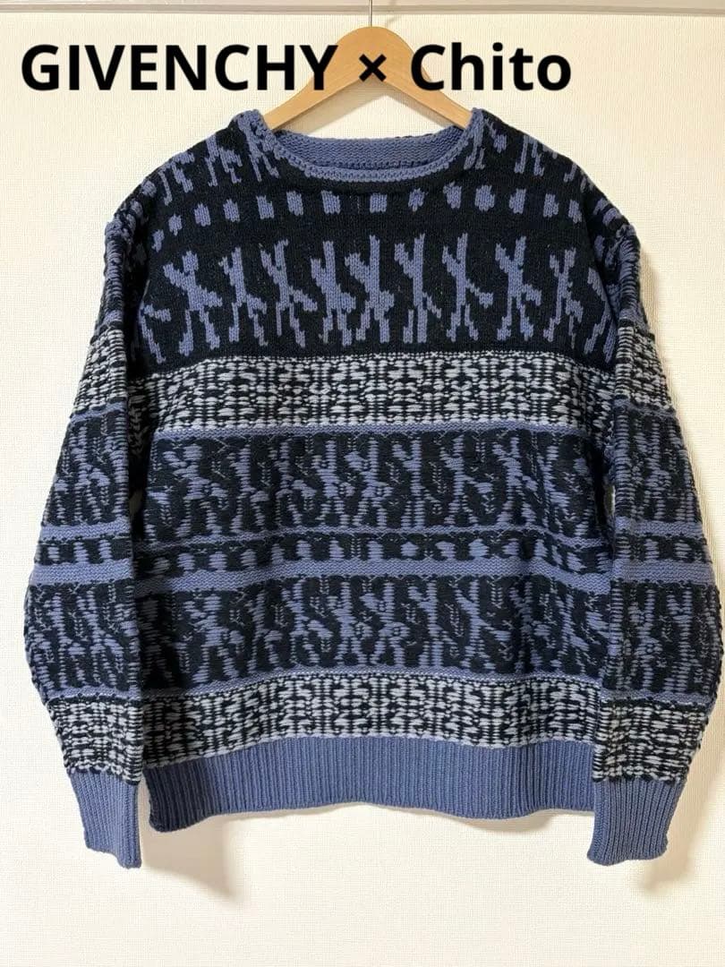 希少 GIVENCHY × Chito オーバーサイズ ニットプルオーバー - メルカリ