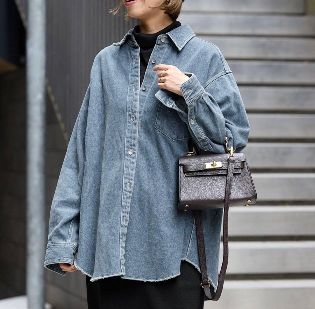 新品25AWフレームワークdenimシャツ ≪追加≫denimシャツ（シャツ／ブラウス）｜FRAMeWORK（フレームワーク