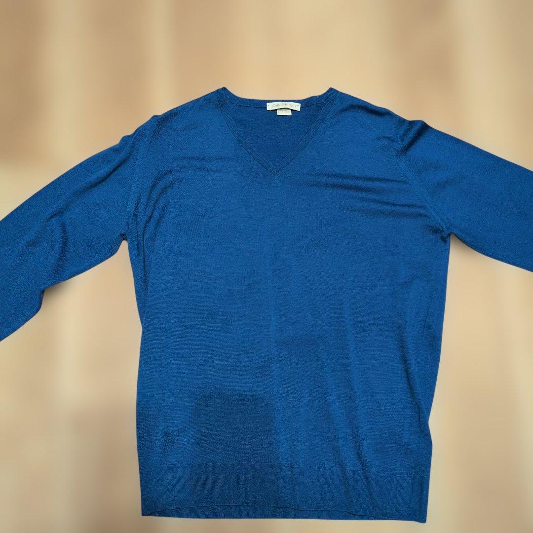 ジョンスメドレー メリノウール Vネックニットセーター 美品 楽天市場】ジョンスメドレー JOHN SMEDLEY Vネックセーター レディース