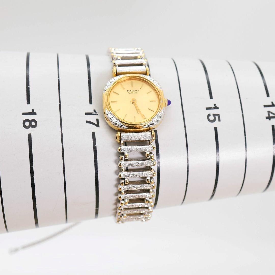 稼働 RADO 腕時計 アンティーク レディース ゴールド ブレス 2210