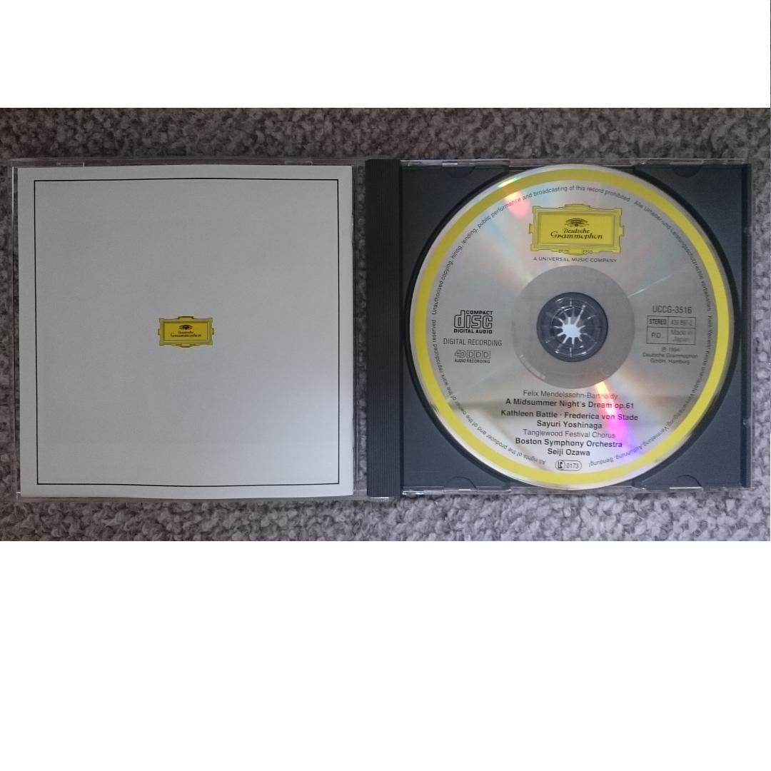 MF　　メンデルスゾーン　劇音楽《夏の夜の夢》 全曲　小澤征爾　廃盤