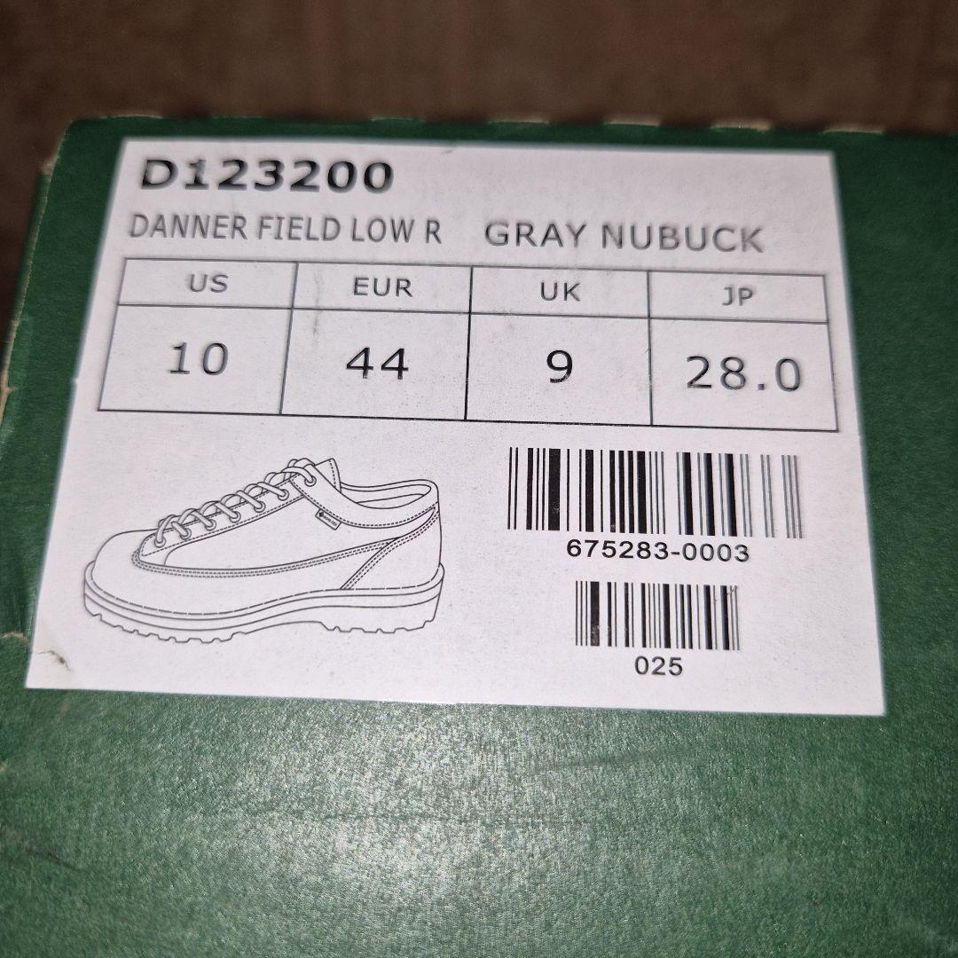 Danner FIELD LOW R グレイヌバック 28.0cm