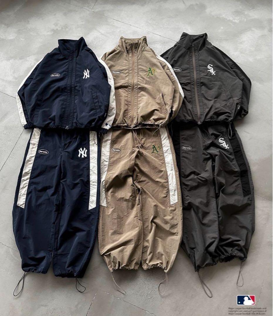 MLB ニューヨーク・ヤンキース ナイロンジャケット Mサイズ pershu