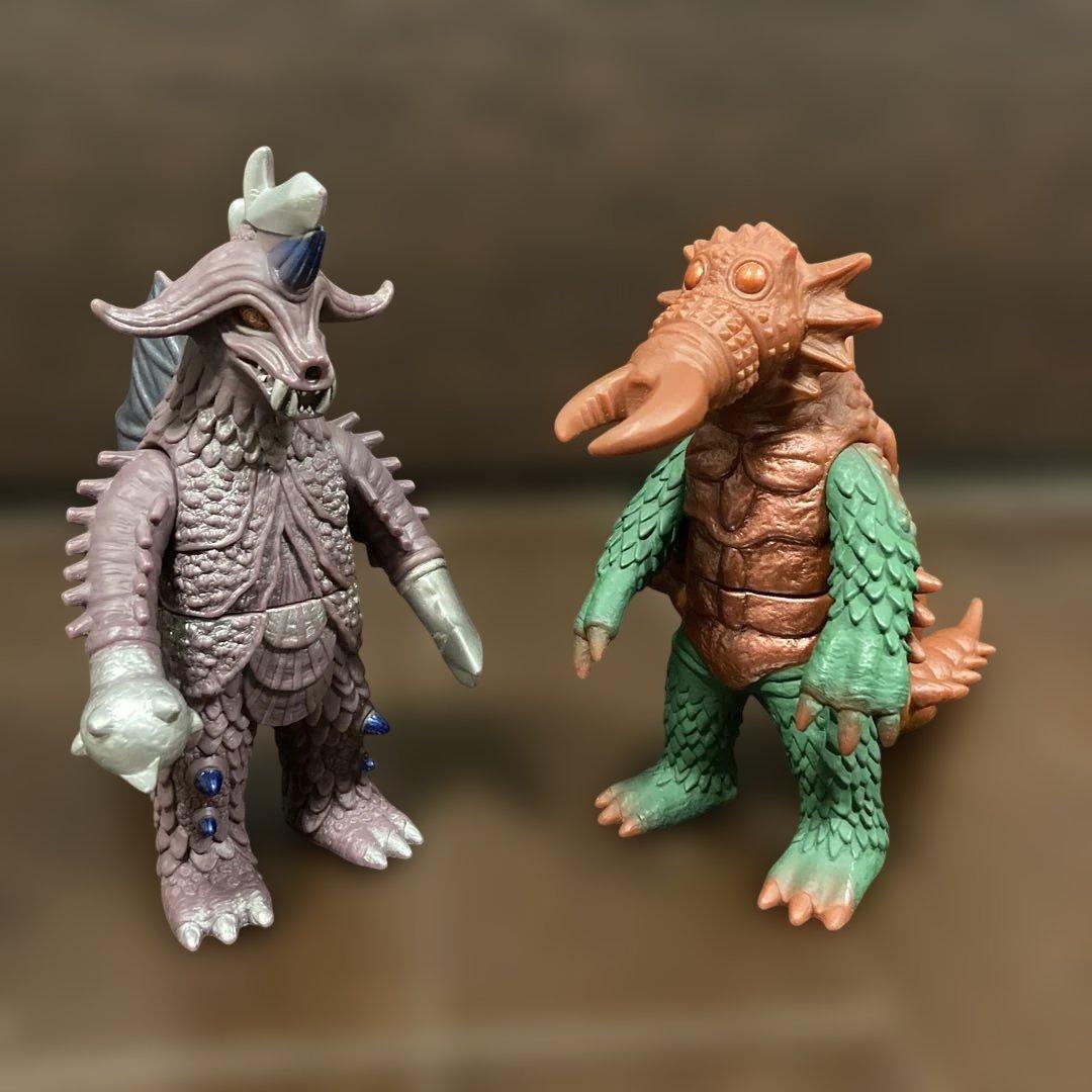 ウルトラ怪獣500 バラバ・キングクラブ・ドラゴリー・ベロクロン4体