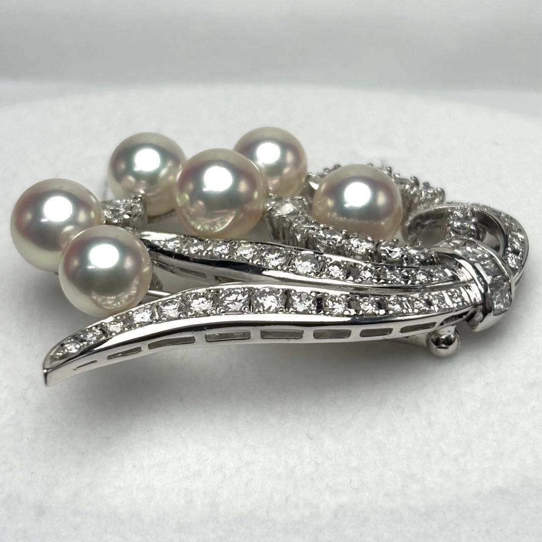 TASAKI ダイヤモンド ブローチ 2.42ct pt900 プラチナ