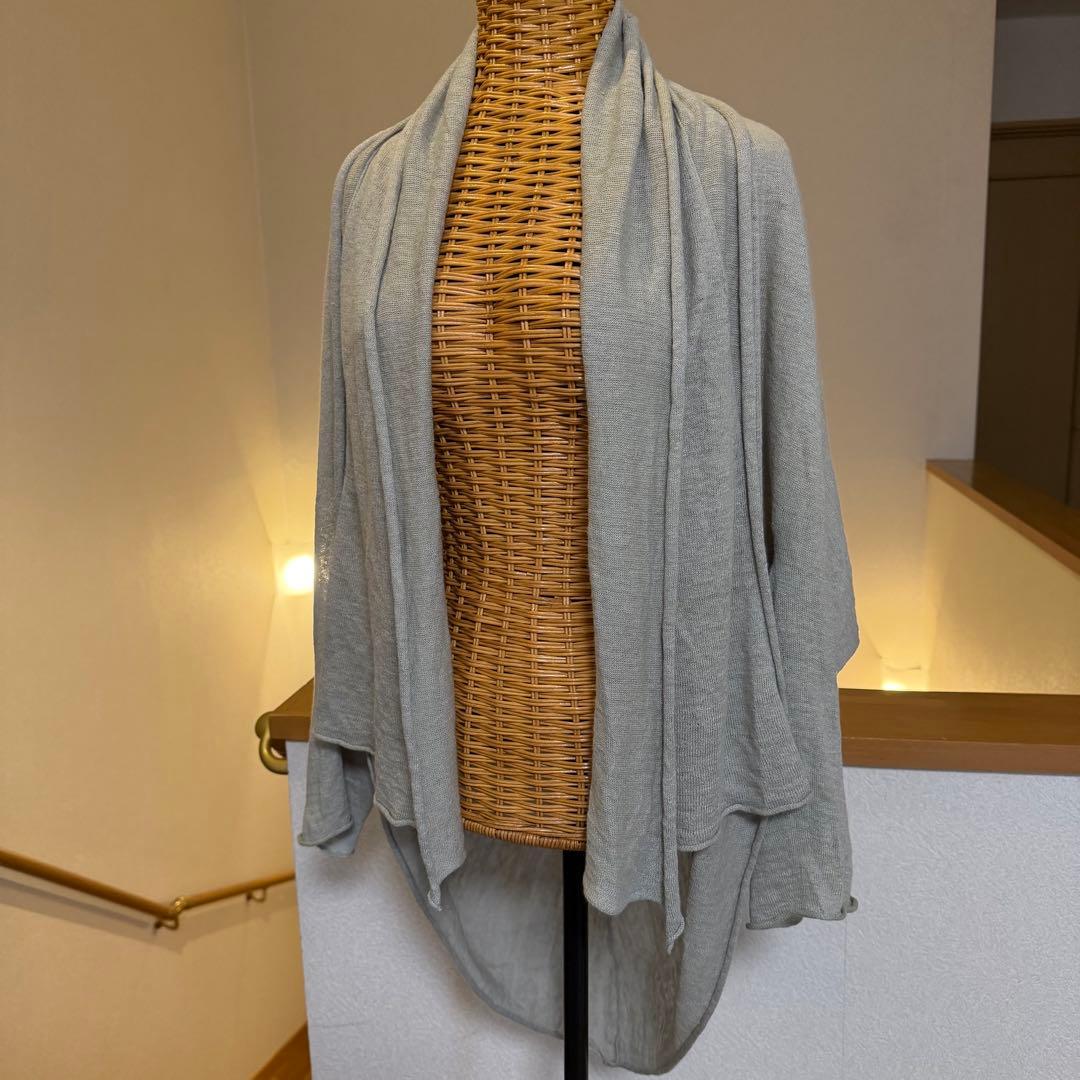 JURGEN LEHLヨーガンレール アルパカ混 お洒落カーディガン