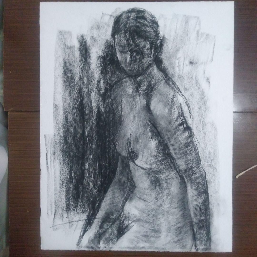 木炭画 デッサン 石膏デッサン（面取り）-木炭デッサン｜デッサン初心者のための描き方講座