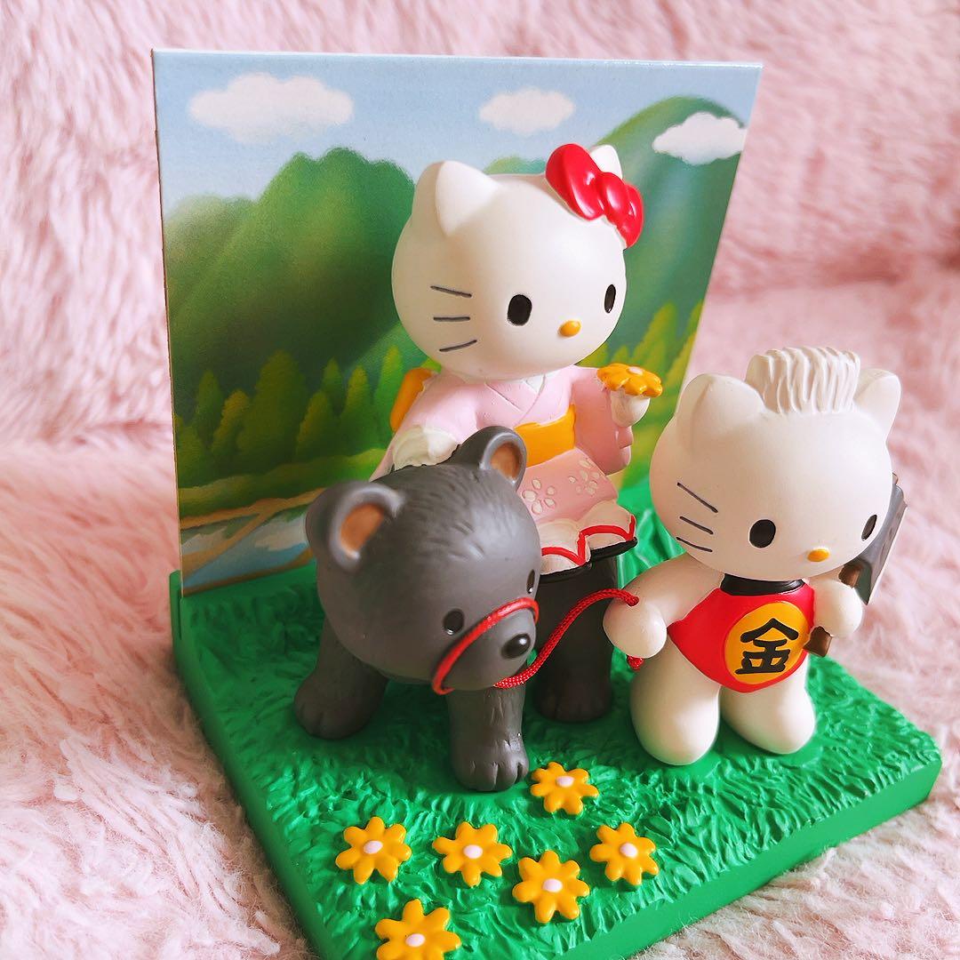 希少レア ハローキティ ダニエル 金太郎 置物 平成レトロ サンリオ 2002