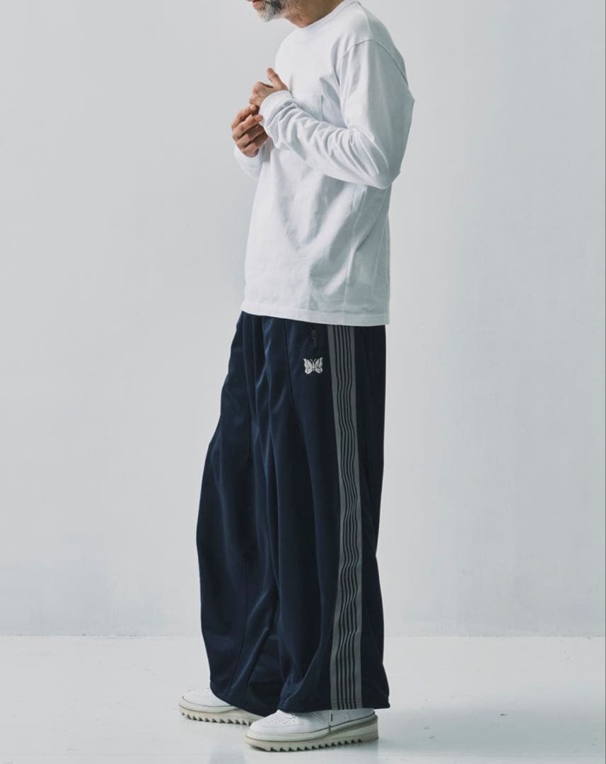 26ss needles H.D ヒザデルパンツ studious別注 紺 S - メルカリ