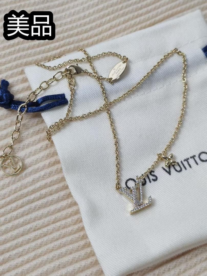 美品LOUIS VUITTON M00596ネックレス アイコニック LOUIS VUITTON（ルイ・ヴィトン） M00596 コリエ・LV アイコニック