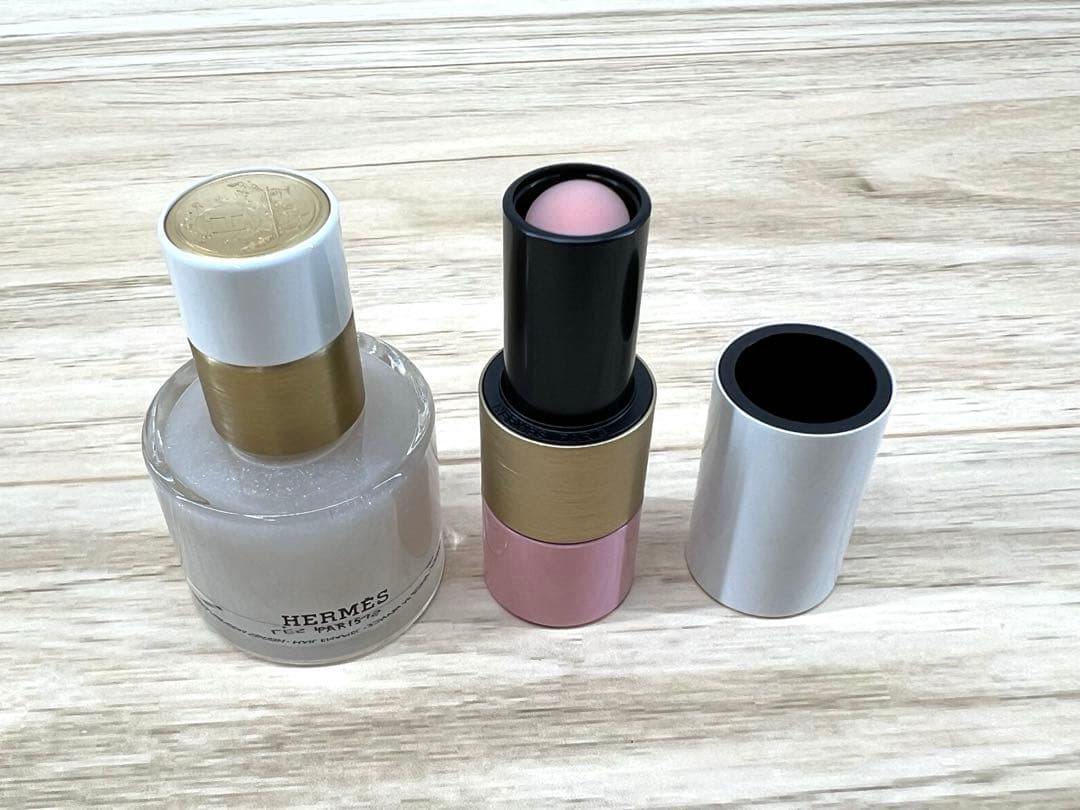 HERMES エルメス リップ ネイルカラー フェイスパウダー 3点セット