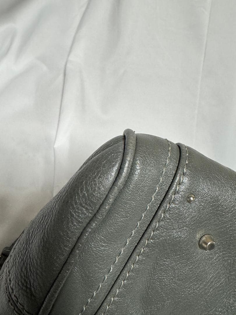 クロエ パディントン ハンドバッグ グレー シルバー金具 フィービー