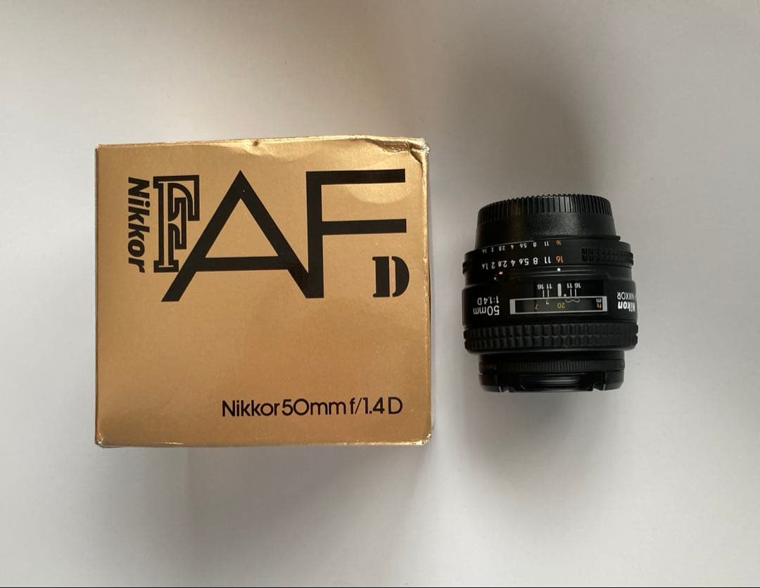 Nikon 50mm f 1.4D フルサイズ対応　単焦点レンズ
