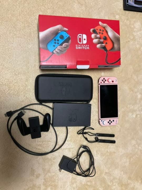 任天堂switch Nintendo Switch OLED with Neon Red & Neon Blue Joy-Con - Japan