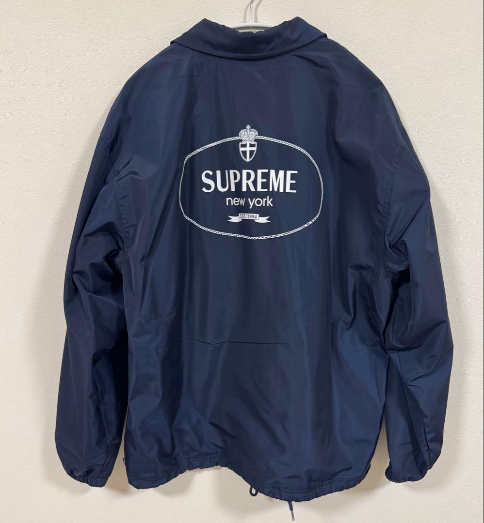 supreme crest coaches jacket navy m 24aw - メルカリ