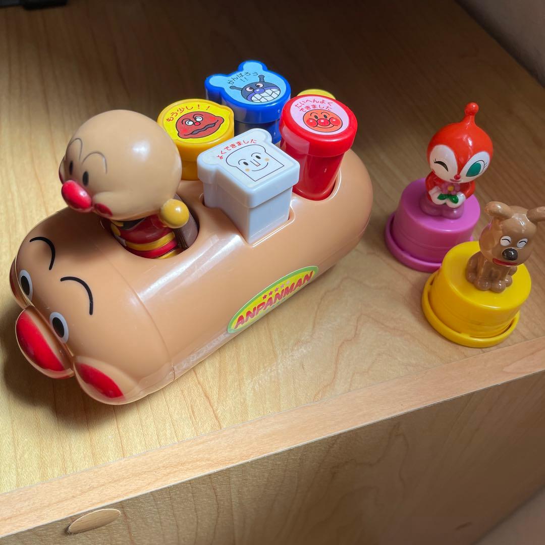 アンパンマンスタンプ アンパンマン号 はんこ おもちゃ - メルカリ