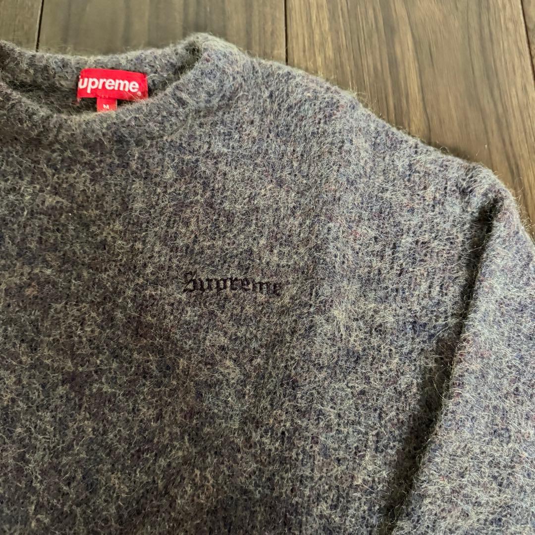 Supreme シュプリーム モヘア セーター パープル モヘアニット