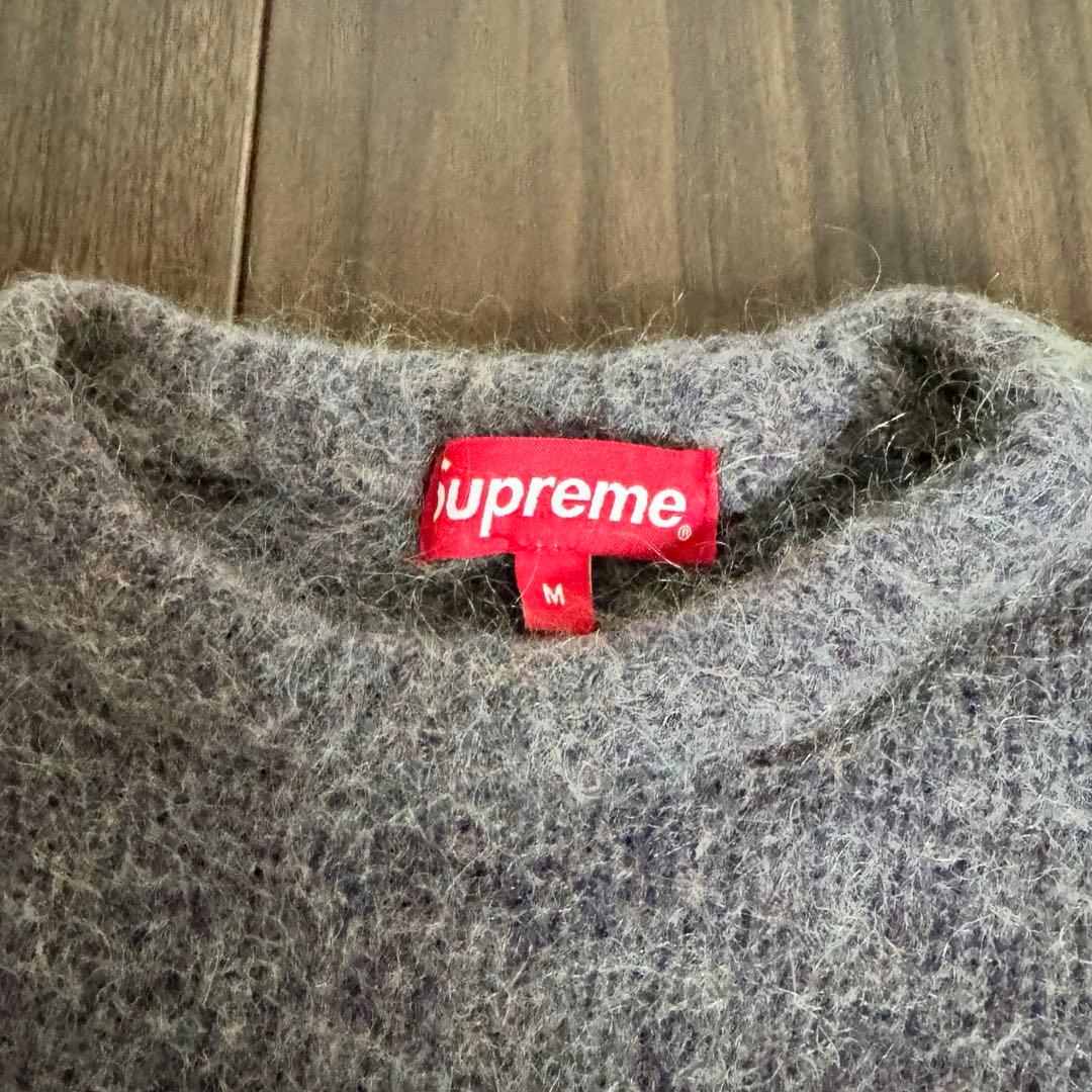 Supreme シュプリーム モヘア セーター パープル モヘアニット