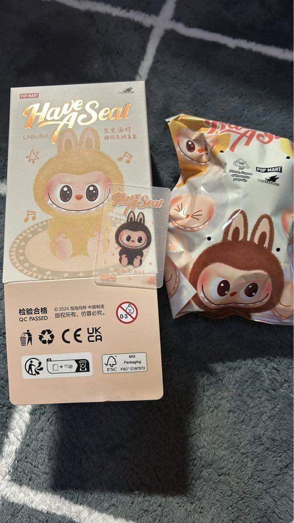 LABUBU have a seatぬいぐるみラブブポップマート DUODUO - メルカリ