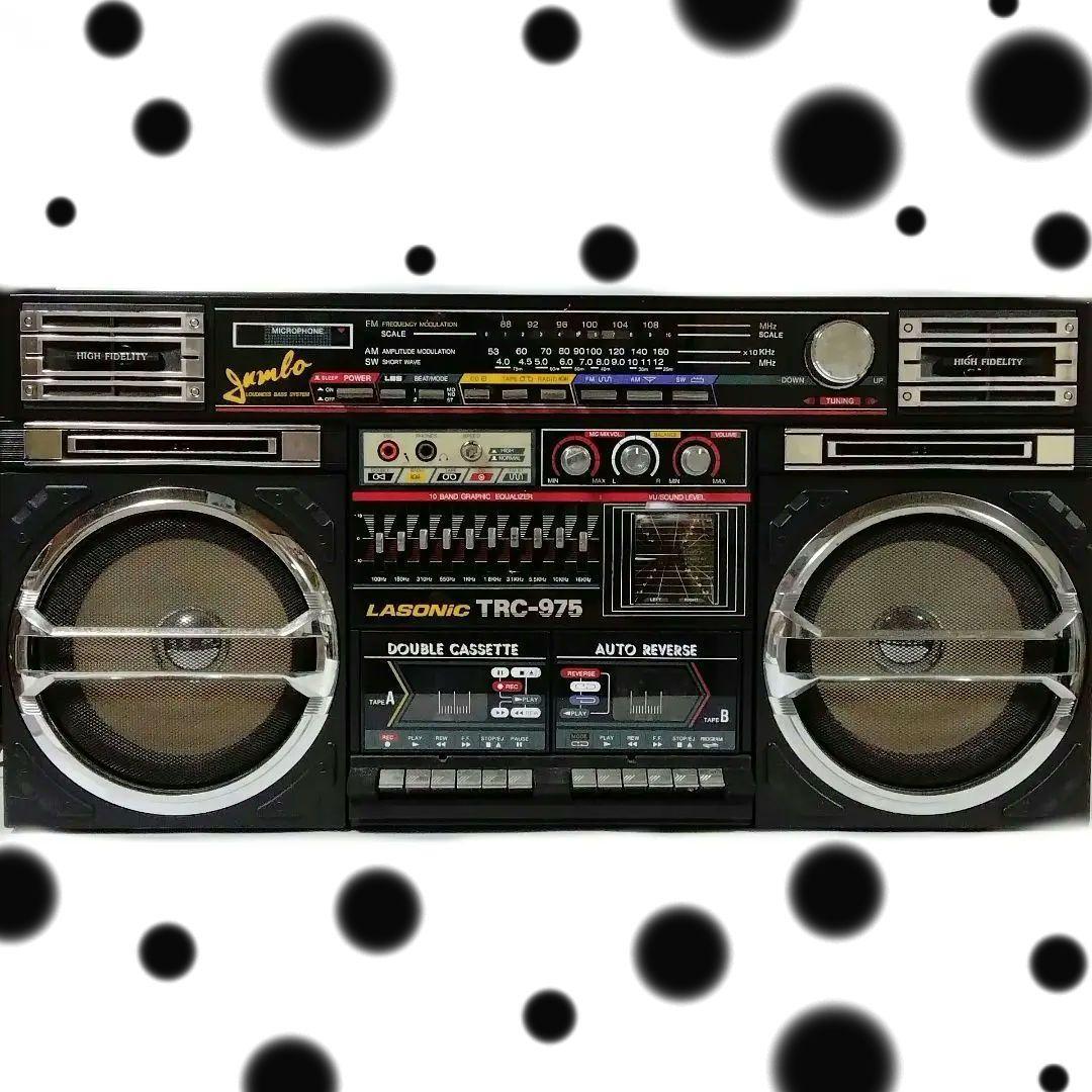 ★ラジカセ★LASONIC★TRC975★昭和レトロ★昭和家電★ LASONIC|ラジカセ|【ハードオフ公式通販】オフモール|2014460000003739