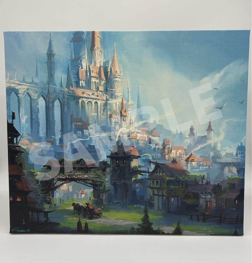 MTG 始まりの町 キャンバスアート