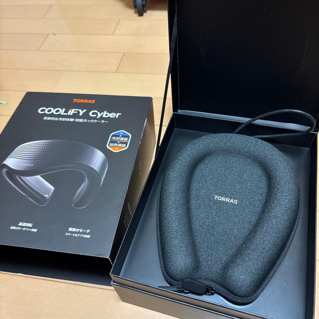 TORRAS COOLIFY Cyber ネッククーラー ブラック TORRAS COOLiFY Cyber 最強冷却ウェアラブルエアコン - 新世代ネック