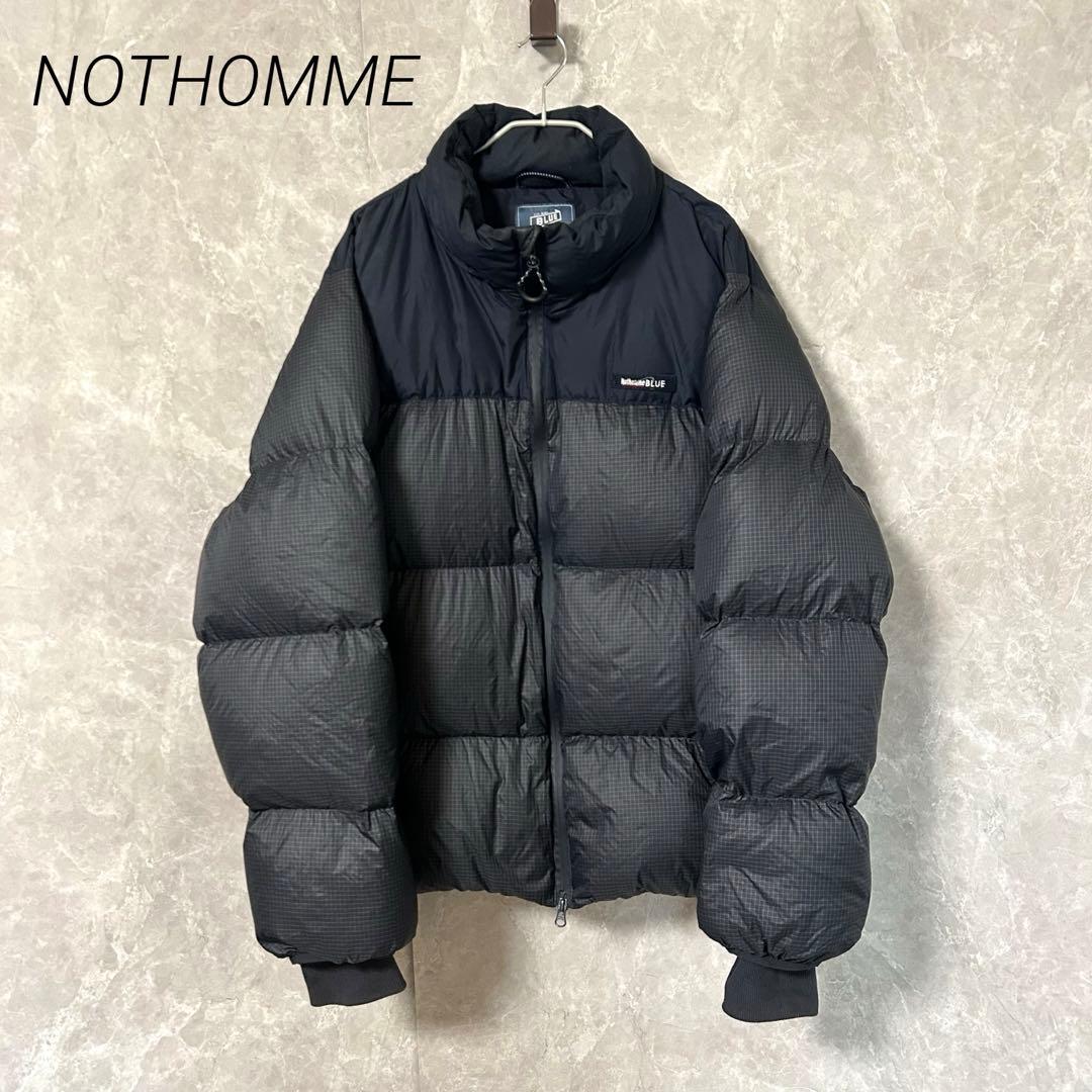 NOTHOMME BLUE ダウンジャケット XL - メルカリ